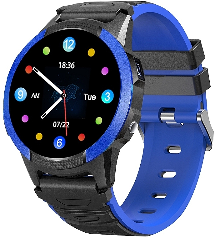 Smartwatch für Kinder blau - Garett Smartwatch Kids Focus 4G RT  — Bild N1