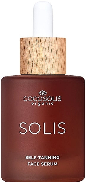 Selbstbräunungsserum für das Gesicht mit Hyaluronsäure - Cocosolis Solis Self-Tanning Face Serum  — Bild N1