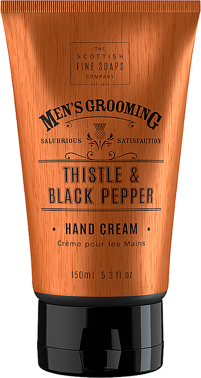 Handcreme - Scottish Fine Soaps Men’s Grooming Thistle & Black Pepper Hand Cream — Bild N1