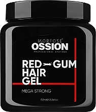 Düfte, Parfümerie und Kosmetik Haarstyling-Gel - Morfose Ossion Premium Barber Line Red-Gum Hair Gel Mega Strong