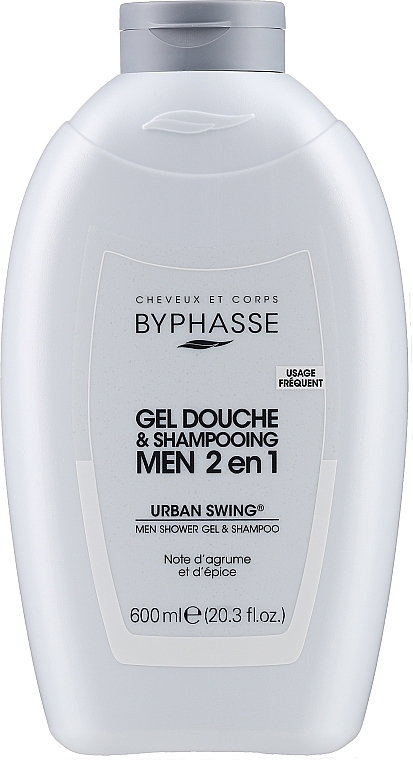 2in1 Duschgel und Shampoo für Männer - Byphasse Men Shower Gel-Shampoo 2in1 Urban Swing — Bild N2