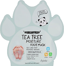 Düfte, Parfümerie und Kosmetik Feuchtigkeitsspendende Fußmaske mit Teebaumextrakt - Esfolio Tea Tree Moisture Foot Mask