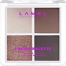 Lidschatten-Palette - LAMEL Make Up Fusion Palette Eyeshadow — Bild N1