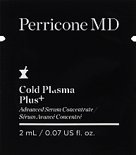 GESCHENK! Verjüngendes Gesichtsserum - Perricone MD Cold Plasma Plus+ Advanced Serum Concentrate (Probe)  — Bild N1