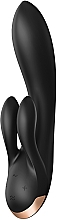 Kaninchen-Vibrator schwarz - Satisfyer Double Flex Connect App Black — Bild N1