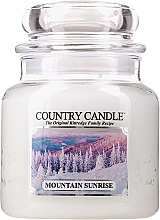 Düfte, Parfümerie und Kosmetik Duftkerze im Glas Mountain Sunrise - Country Candle Mountain Sunrise