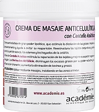 Düfte, Parfümerie und Kosmetik Anti-Cellulite-Massagecreme mit Centella - Academie Anti-cellulite Massage Cream With Centella