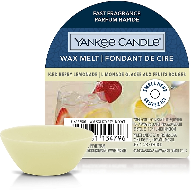 Aromatisches Wachs - Yankee Candle Wax Melt Iced Berry Lemonade — Bild N1
