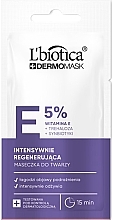 Intensiv regenerierende Gesichtsmaske mit Vitamin E - L'biotica Dermomask  — Bild N1