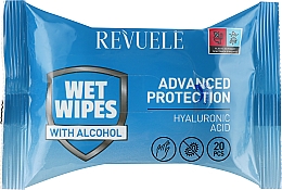 Reinigungstücher mit Hyaluronsäure - Revuele Advanced Protection Wet Wipes Hyaluronic Acid — Bild N1