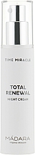 Reichhaltige nährende und feuchtigkeitsspendende Anti-Aging Nachtcreme - Madara Cosmetics Time Miracle Total Renewal — Bild N2