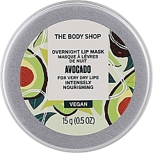 Lippenmaske Avocado - The Body Shop Avocado Overnight Lip Mask — Bild N1