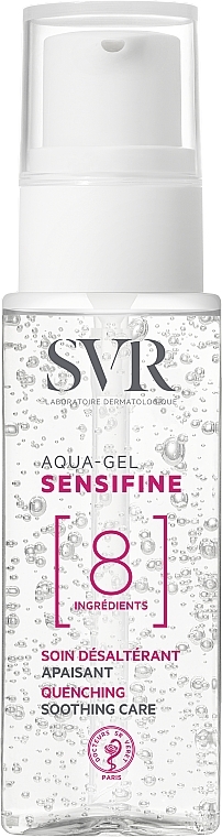 Feuchtigkeitsspendendes Aqua-Gel mit Aloe Vera für empfindliche Haut - SVR Sensifine Aqua-Gel — Bild N1
