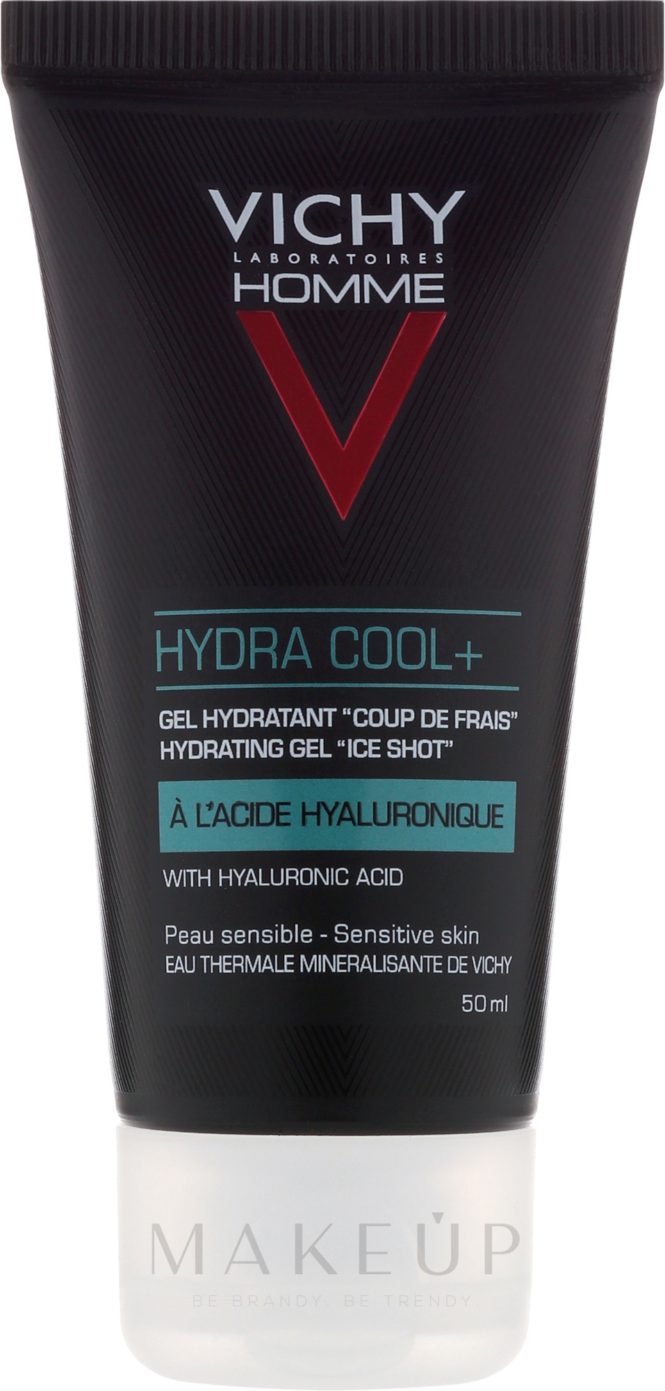 Kühlendes und feuchtigkeitsspendendes Gesichtsreinigungsgel mit Hyaluronsäure für Männer - Vichy Homme Hydra Cool+ — Foto 50 ml