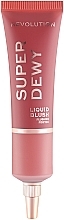 Düfte, Parfümerie und Kosmetik Flüssiges Gesichtsrouge - Makeup Revolution Superdewy Liquid Blush