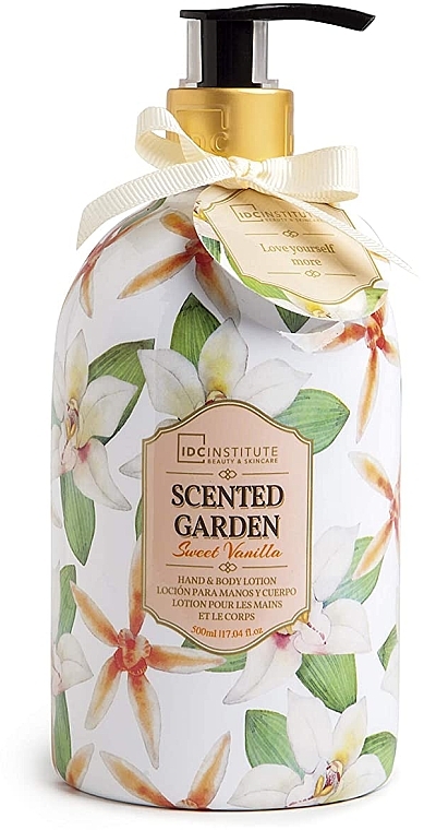 Lotion für Hände und Körper Süße Vanille - IDC Institute Scented Garden Hand & Body Lotion Sweet Vanilla — Bild N1