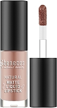 Düfte, Parfümerie und Kosmetik Flüssiger matter Lippenstift - Benecos Natural Matte Liquid Lipstick