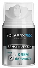 Düfte, Parfümerie und Kosmetik Creme für empfindliche Haut für Männer - Solverx Sensitive Skin Men