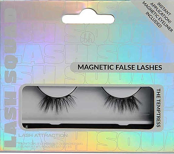 BH Cosmetics Lash Attraction Magnetic False Lashes Kit The Temptress - Make-up Set (Künstliche Wiimpern 2 St. + Eyeliner 5g) — Bild N1