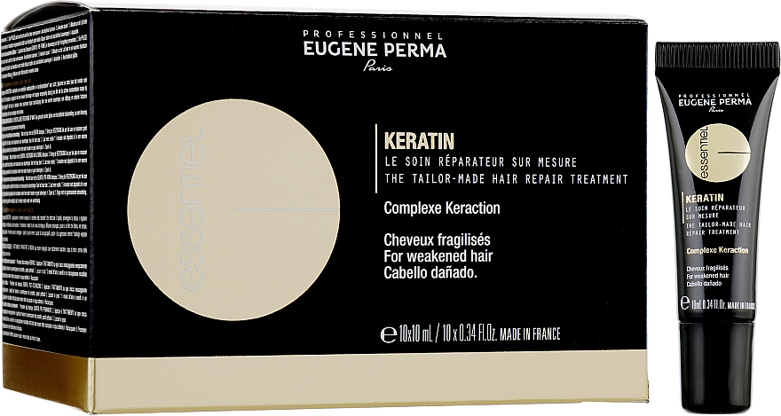 Revitalisierende Pflege für geschädigtes Haar - Eugene Perma Essentiel Keratin Complexe Keraction — Bild N1