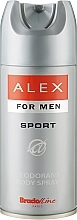 Düfte, Parfümerie und Kosmetik Parfümiertes Körperspray für Männer - Bradoline Alex Sport Deodorant