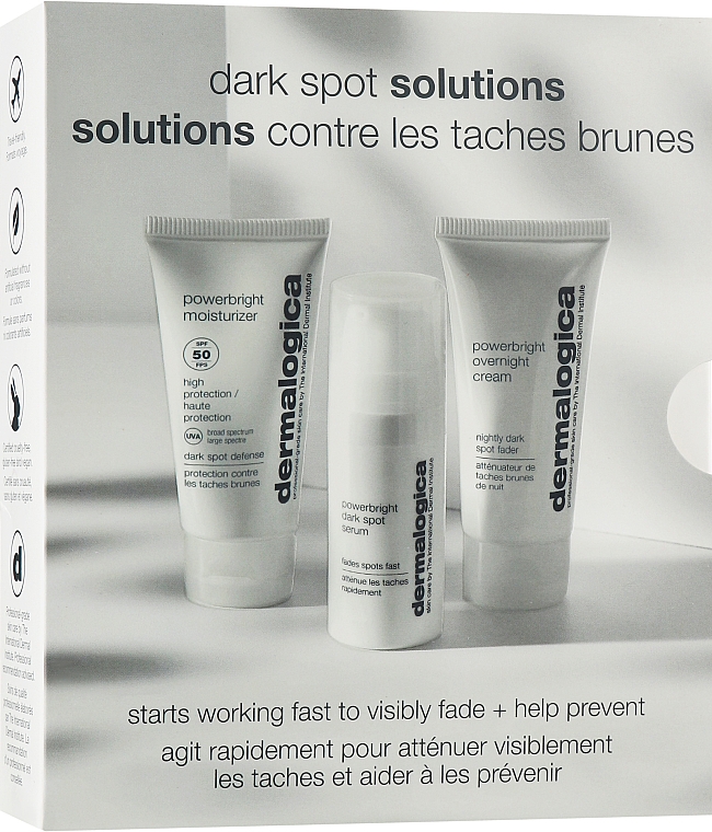 Set - Dermalogica Dark Spot Solution Kit (f/cr/12ml + ser/10ml + n/cr/15ml) — Bild N1