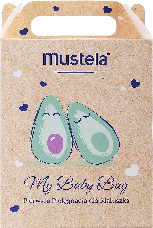 Set - Mustela My Baby Bag (sh/gel/200ml + wipes/20pcs + cr/50ml + f/cr/40ml) — Bild N1
