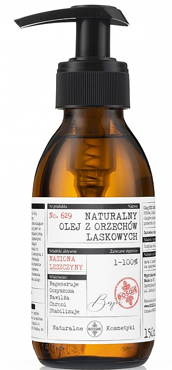 Natürliches Haselnussöl - Bosqie Natural Hazelnut Oil — Bild N1