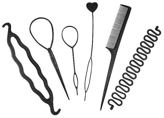 6-in-1-Haarstyling-Zubehör-Set - Ecarla — Bild N1