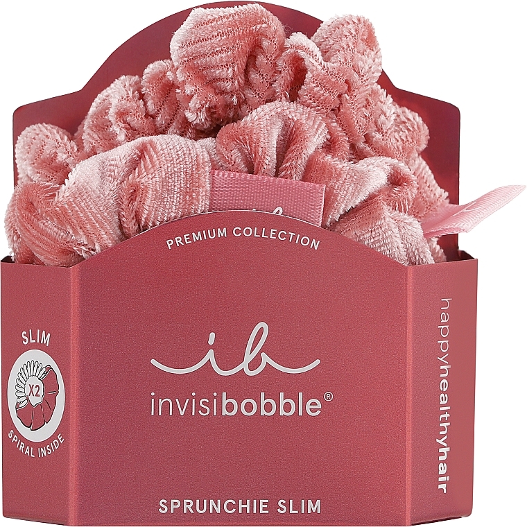 Haargummi - Invisibobble Sprunchie Slim Premium La Vie En Rose — Bild N1