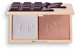 Highlighter-Palette - I Heart Makeup Revolution Highlighter Palette Chocolate Fondue — Bild N3
