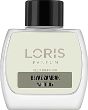 Raumerfrischer weiße Lilie - Loris Parfum Exclusive White Lily Reed Diffuser — Bild N3