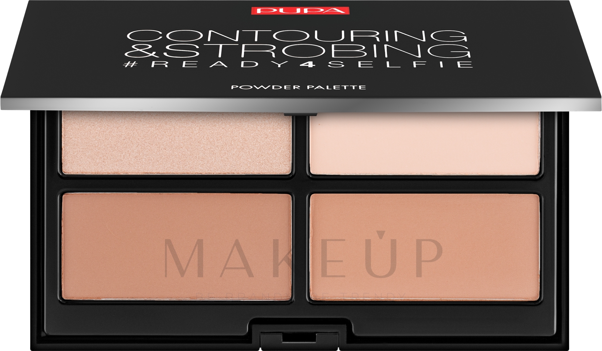 Konturier- und Highlighter-Palette - Pupa Contouring & Strobing Powder Palette — Bild 002 - Medium Skin