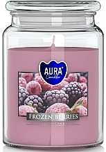 Düfte, Parfümerie und Kosmetik Duftkerze im Glas Gefrorene Beeren - Bispol Aura Frozen Berries Candles