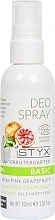 Düfte, Parfümerie und Kosmetik Deospray für den Körper mit frischem Grapefruitgeschmack - Styx Naturcosmetic Basic Deo Spray