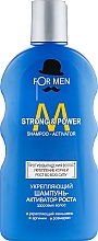 Kräftigender Shampoo-Aktivator für gesundes Haarwachstum - For Men Strong & Power Shampoo — Bild N2