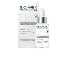 Düfte, Parfümerie und Kosmetik Gesichtsserum für die Nacht - Bionnex Whitexpert Whitening Concentrated Serum