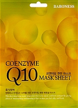 Düfte, Parfümerie und Kosmetik Anti-Aging Tuchmaske - Beauadd Baroness Mask Sheet Q10