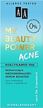 Entzündungshemmender Serum-Booster für das Gesicht mit Niacinamid 10%, Zink und AHA-Säuren - AA My Beauty Power Acne — Bild N5