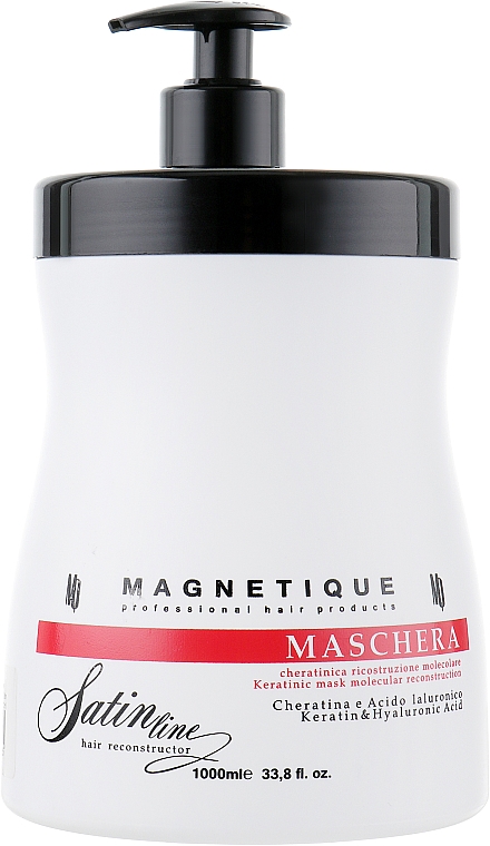 Haarmaske mit Hyaluronsäure und Keratin - Magnetique Satin Line Reconstructor Mask — Bild N2