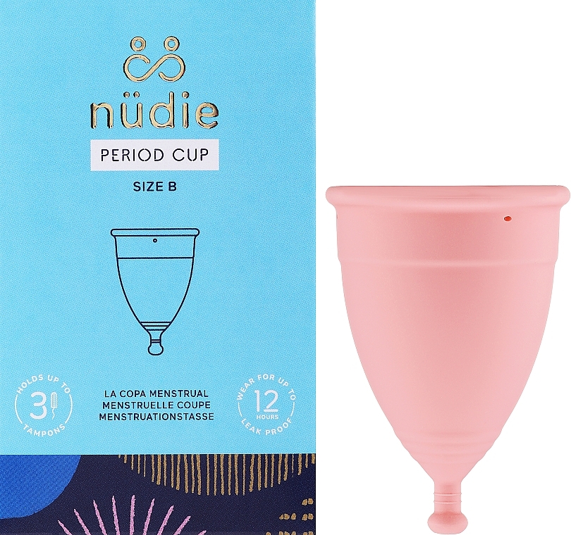 Menstruationstasse mittel 32 ml - &Sisters Nudie Period Cup Large — Bild N2