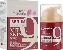 Düfte, Parfümerie und Kosmetik Regenerirendes Anti-Falten Gesichtsserum mit Hagebuttenextrakt - Babaria Rosa Mosqueta Vital Skin Anti-Wrinkles Serum