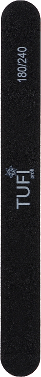 Nagelfeile gerade 180/240 schwarz - Tufi Profi Premium — Bild N2