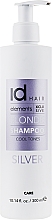 Düfte, Parfümerie und Kosmetik Shampoo für aufgehelltes und blondes Haar - idHair Elements XCLS Blonde Silver Shampoo