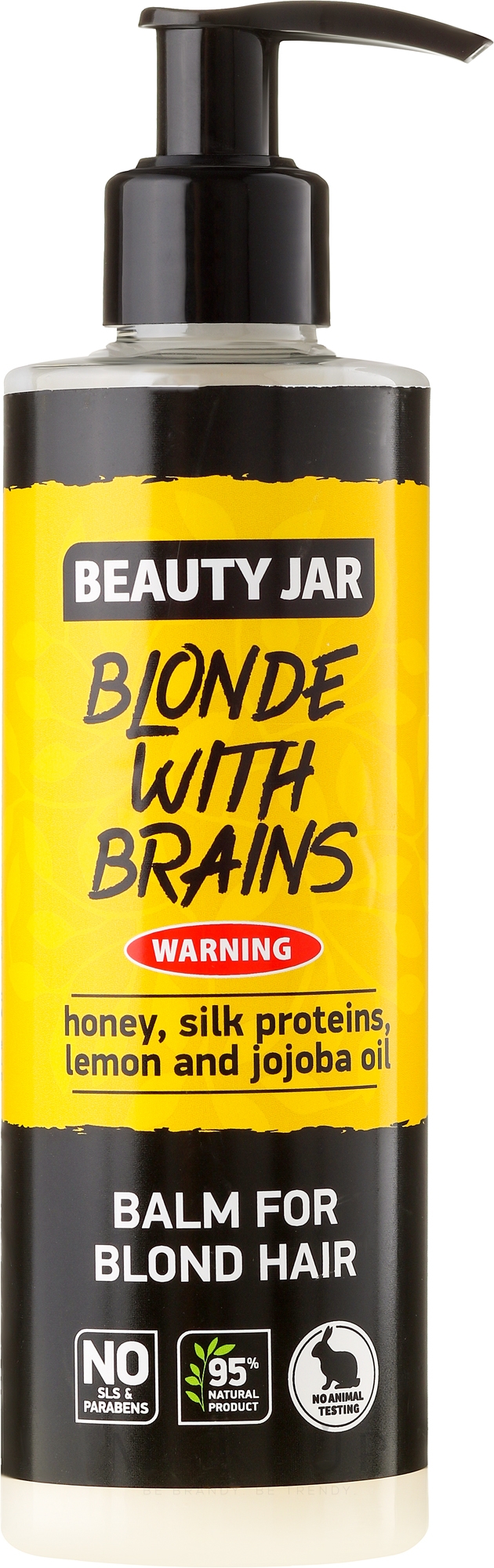 Haarspülung "Blonde With Brains" für blondes Haar - Beauty Jar Balm For Blond Hair — Bild 250 ml