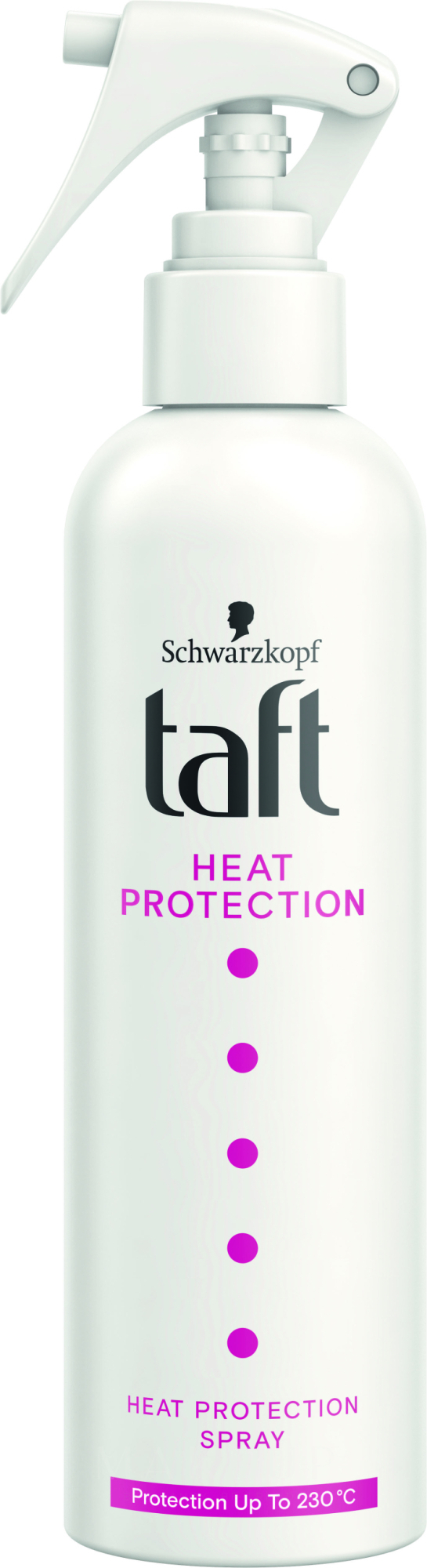 Thermoschützendes Haarspray bis 230°C - Taft Heat Protection — Bild 250 ml