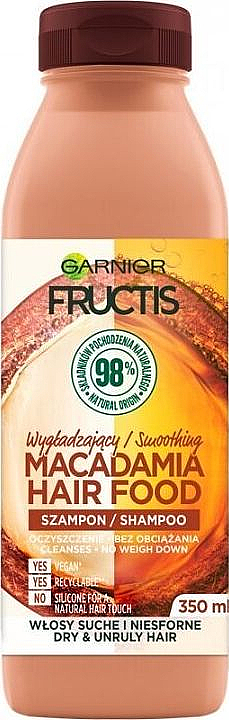 Shampoo mit Macadamiaöl - Garnier Fructis Macadamia Hair Food Shampoo — Bild N1