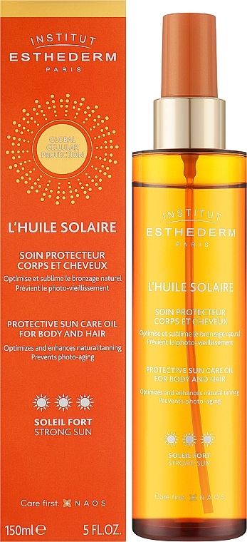 Sonnenschutzöl-Spray für Körper und Haare - Institut Esthederm Sun Care*** Oil Body And Hair Care — Bild N2