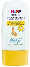 Sonnenschutzcreme für Gesicht mit Mandelöl für Kinder LSF 50+ - HIPP Babysanft SPF50 — Bild N1