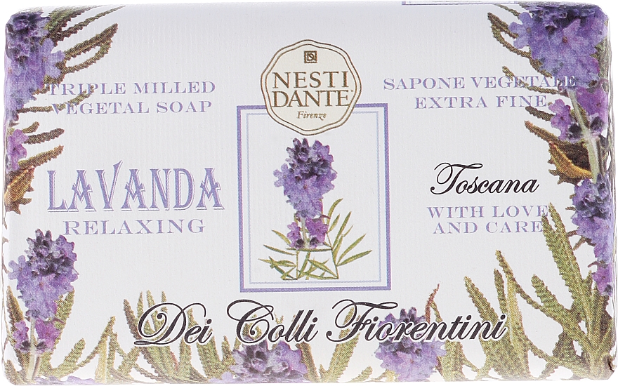 Naturseife Tuscan Lavender - Nesti Dante Relaxing Soap Dei Colli Fiorentini Collection — Bild N1